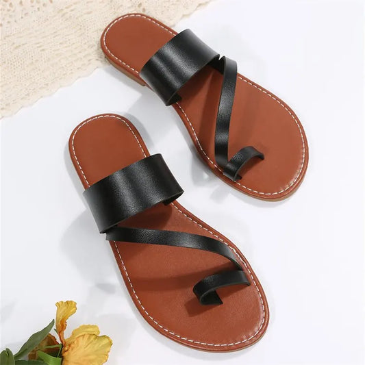 Solenne Shoes™ Minimalist Thong Sandals