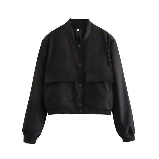 Lunara Winter™ Cropped Bomber Jacket