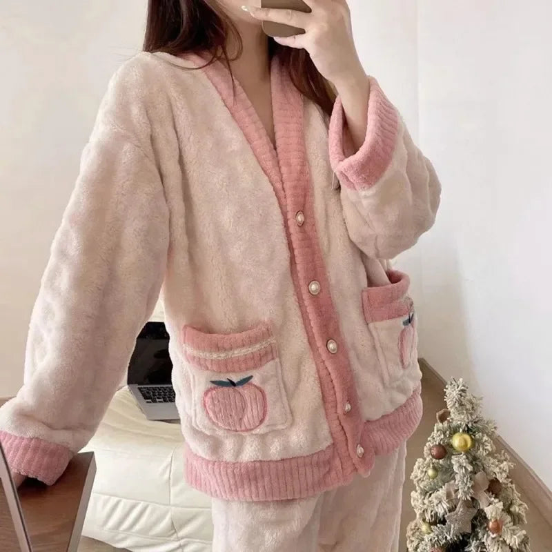Lunara Winter™ Women’s Velvet Pajama Set