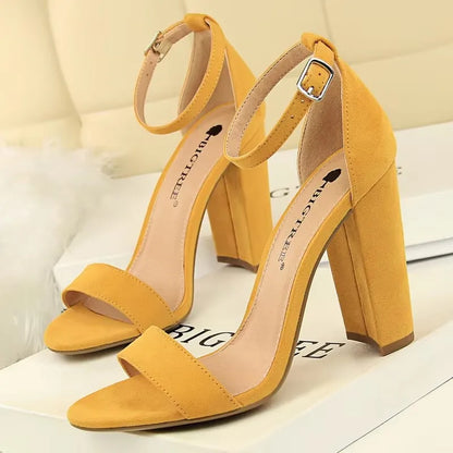 Solenne Shoes™ Sandali da donna con tacco spesso