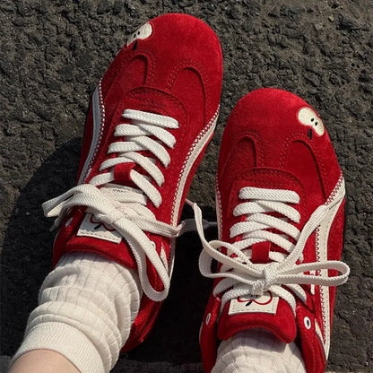 Solenne Shoes™ Suede Sneakers for Women