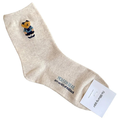Lunara Winter™ Elegant Bear Women’s Socks
