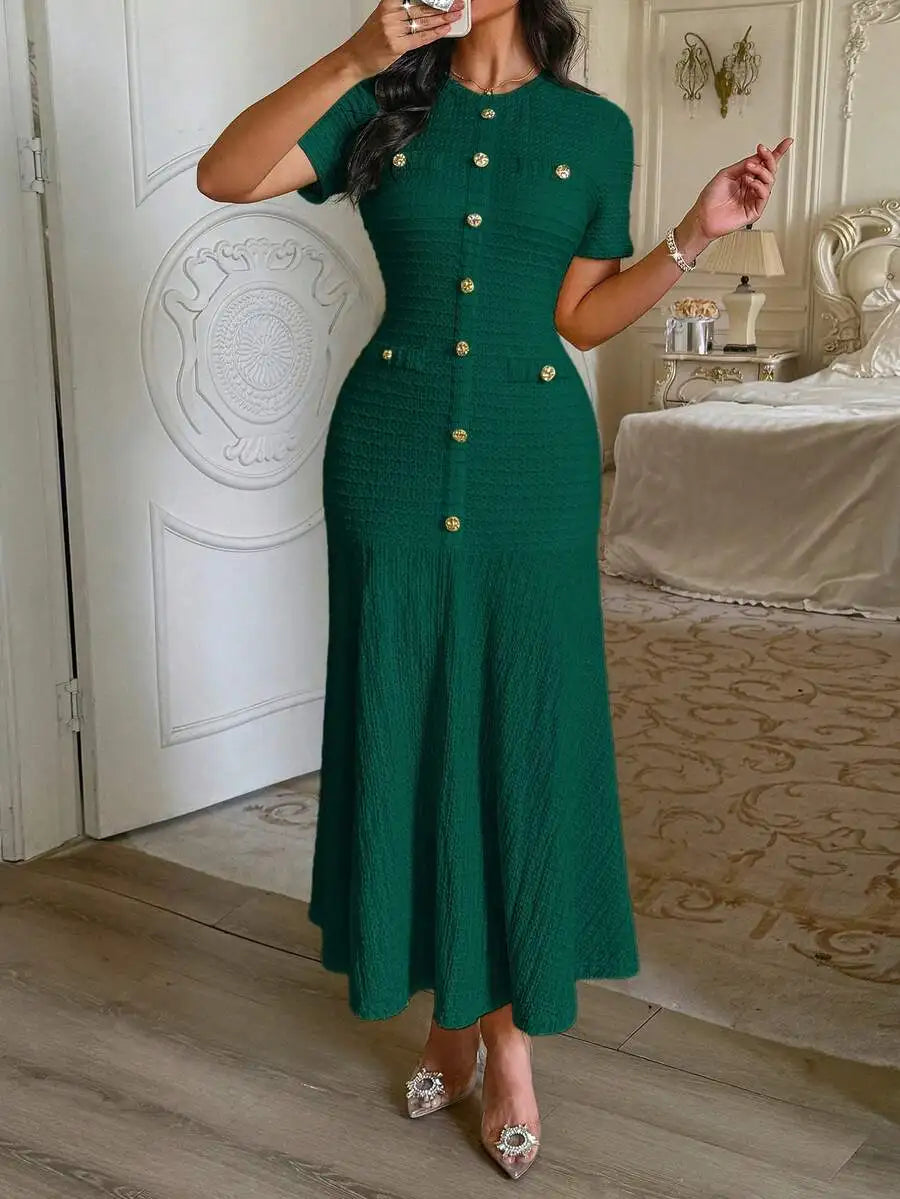 Amoura Dresses™ Textured Knit Midi Dress