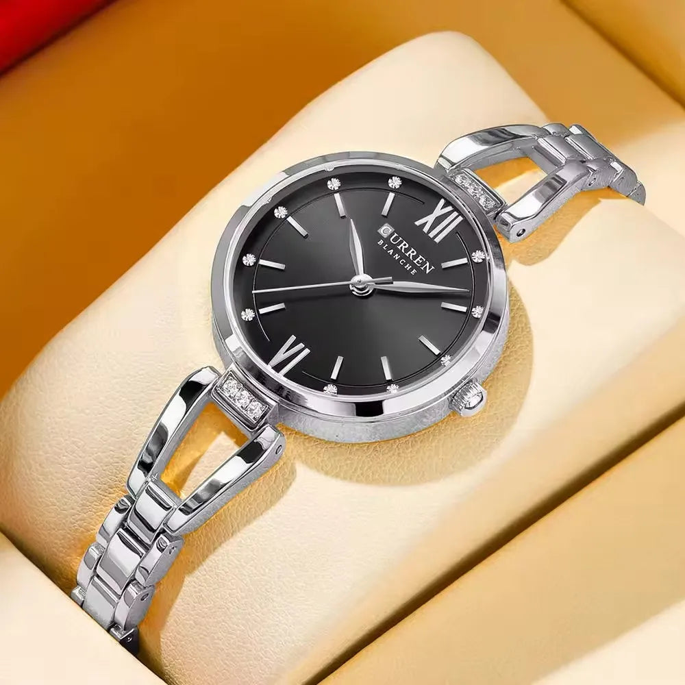 Velya Watches™ Relógio clássico feminino de quartzo