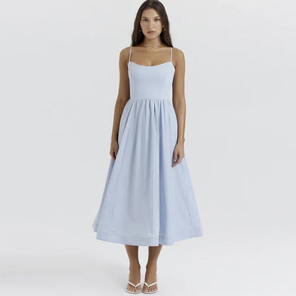 Amoura Dresses™ Delicate Midi Strap Dress
