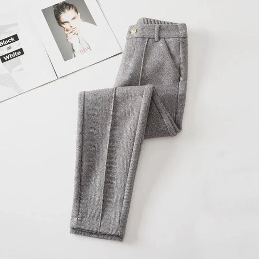 Lunara Winter™ High Waist Elastic Velvet Pants