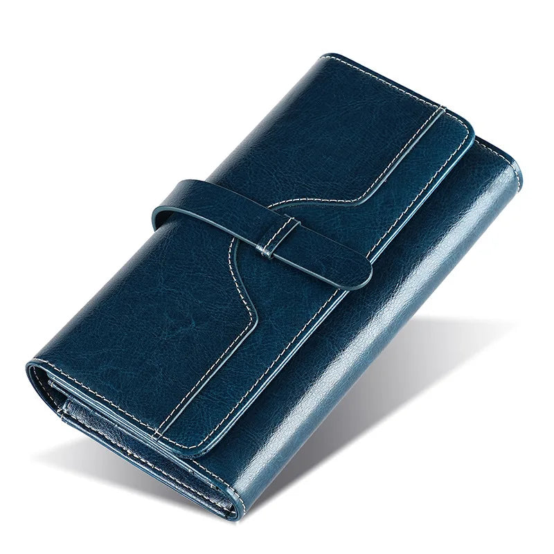 ÉlanBag™ Leather Long Clutch Bag