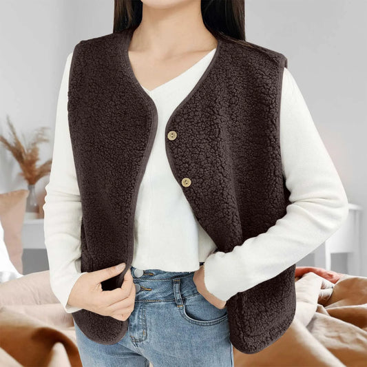 Lunara Winter™ Teddy Fleece Vest