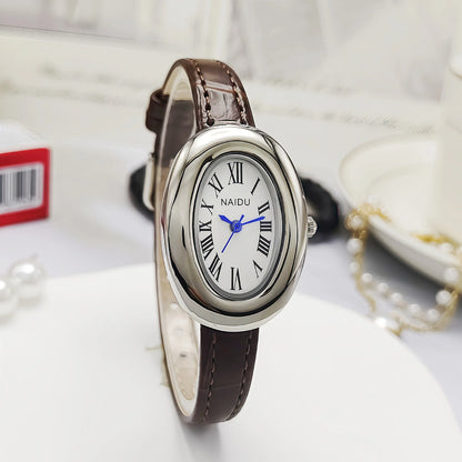 Velya Watches™ Relógio de quartzo oval vintage