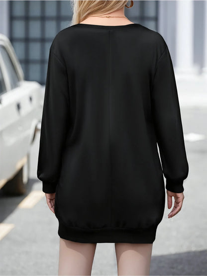 Amoura Dresses™ Minimalist Long Sleeve Mini Dress