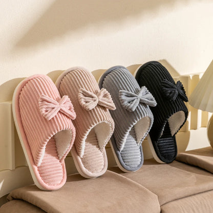 Lunara Winter™ Women’s Winter Bow Slippers