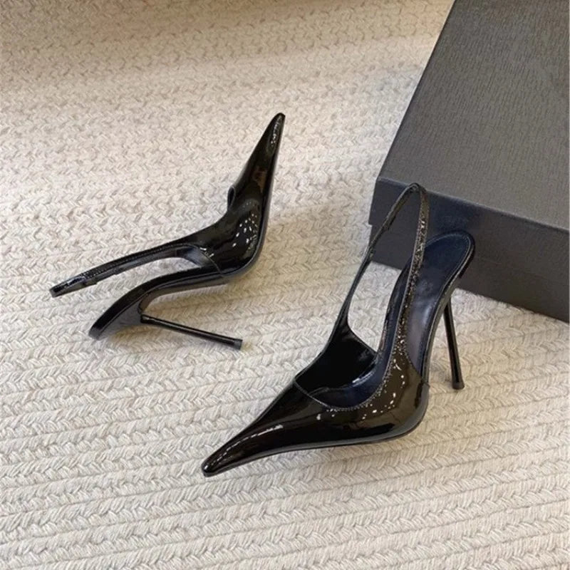 Solenne Shoes™ Damen-High-Heels mit spitzer Zehenpartie