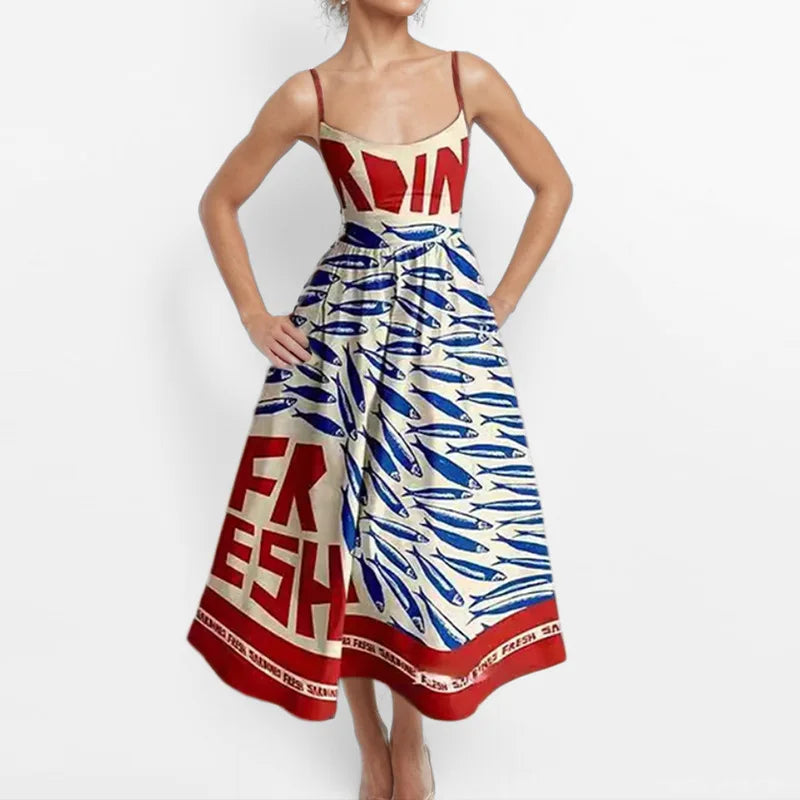 Amoura Dresses™ Classic Dress Ocean Theme