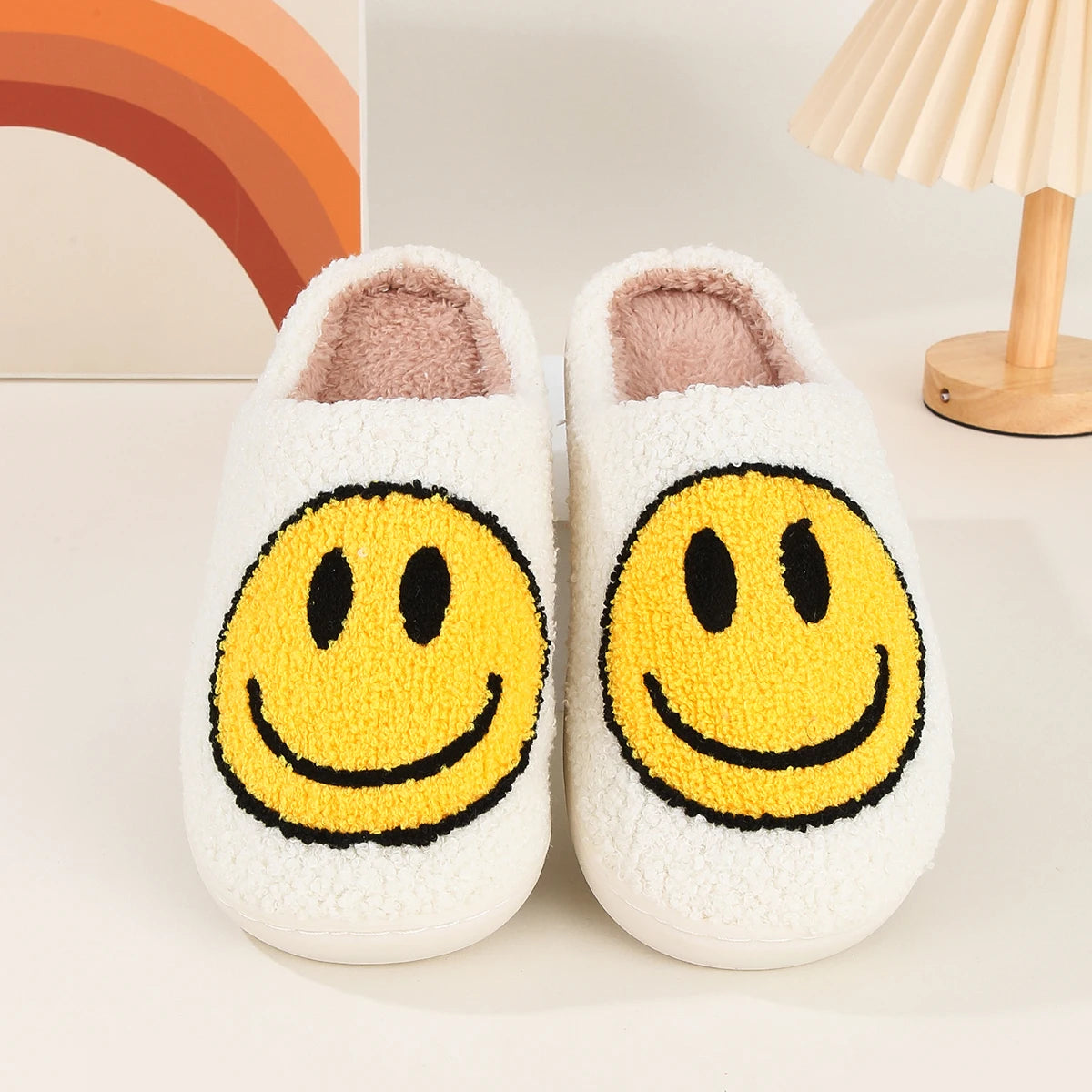 Lunara Winter™ Cute Smiling Face Warm Slippers