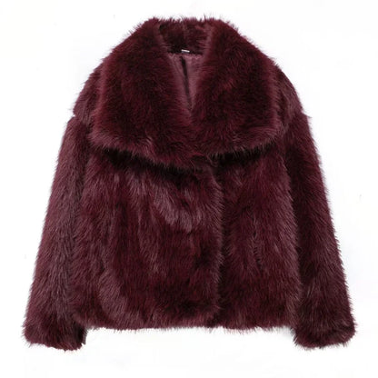 Áo khoác lông nhân tạo màu nâu Lunara Winter™