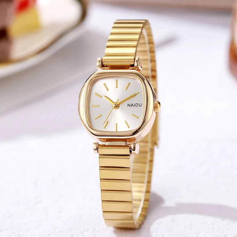 Velya Watches™ Quadratische Quarzuhr für Damen