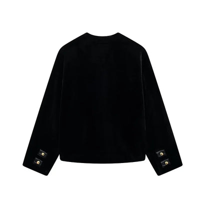 Lunara Winter™ Black Faux Fur Jacket for Women