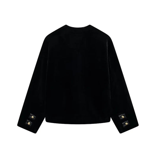 Lunara Winter™ Black Faux Fur Jacket for Women