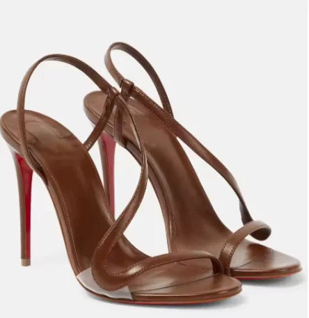Solenne Shoes™ Serpentine Strap High Heels