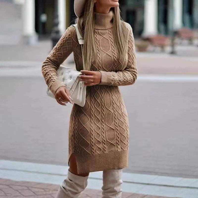 Amoura Dresses™ Long Sleeve Sweater Dress