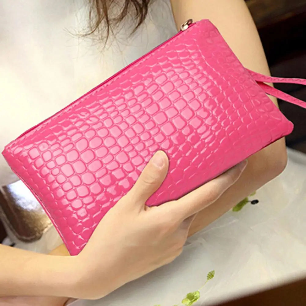 ÉlanBag™ Damen Handtasche Kroko