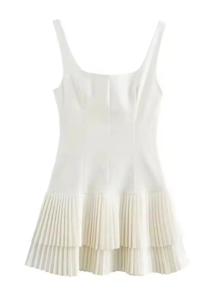 Amoura Dresses™ Sleeveless Pleated Mini Dress