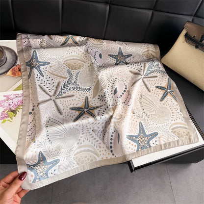 Satin Éclat™ Beach Square Scarf for Women