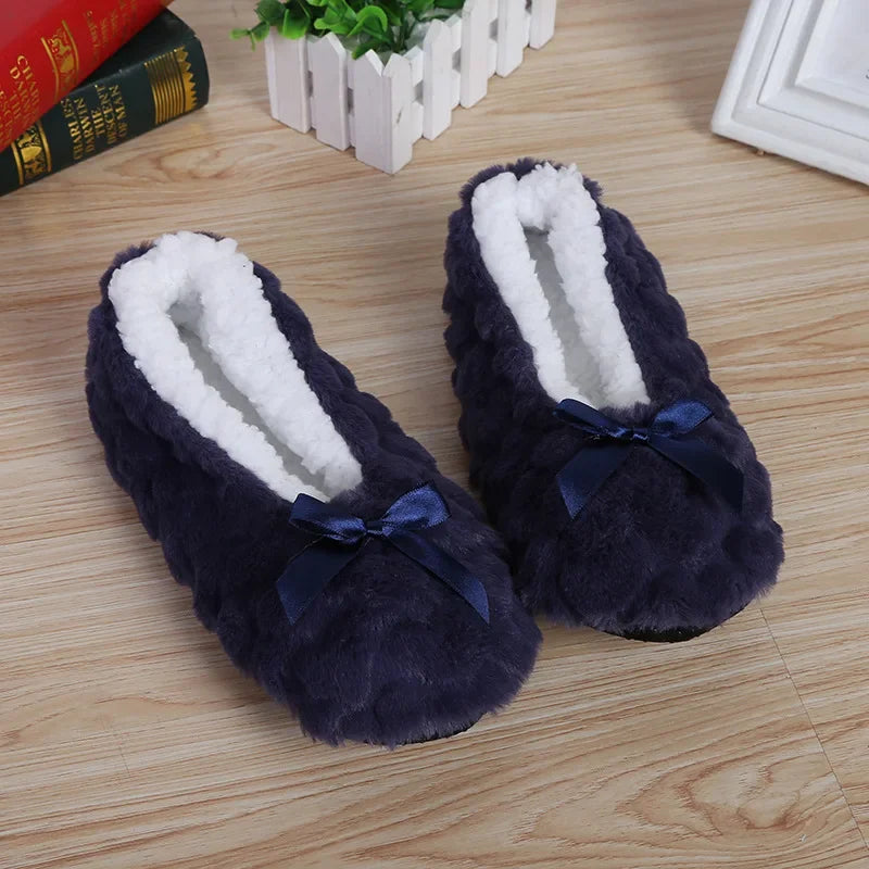 Lunara Winter™ Chinelos felpudos femininos para casa