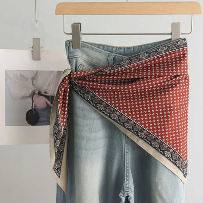 SatinÉclat™ Triangular Satin Scarf Belt