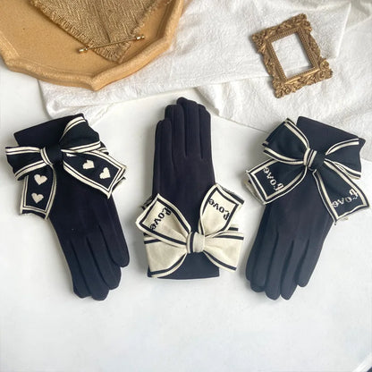 Lunara Winter™ Knitted Bow Cold Proof Gloves