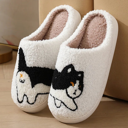 Lunara Winter™ Black Cat Winter Slippers