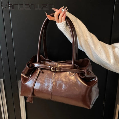 Borsa a tracolla in pelle retrò ÉlanBag™