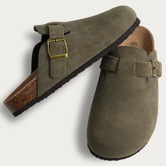 Lunara Winter™ Women’s Suede Mules Slippers