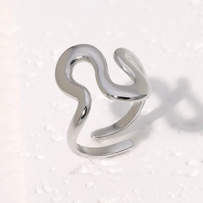 Elara Jewelry™ Veloura Flow Sculpt Ring