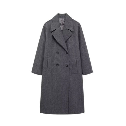 Lunara Winter™ Classic Double-Breasted Wool Coat