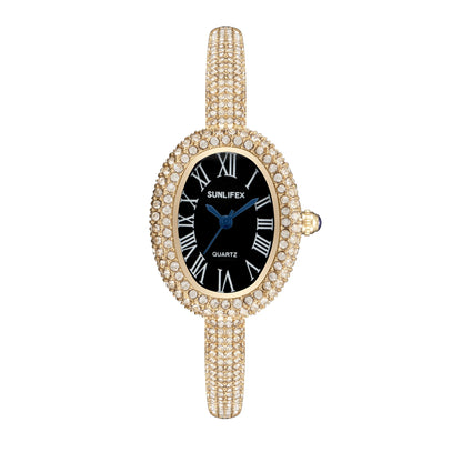 Velya Watches™ Crystal Oval Watch
