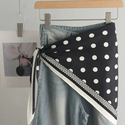 SatinÉclat™ Triangular Satin Scarf Belt