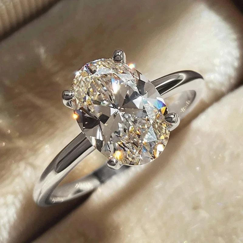 Elara Jewelry™ Royal Oval Glow Ring