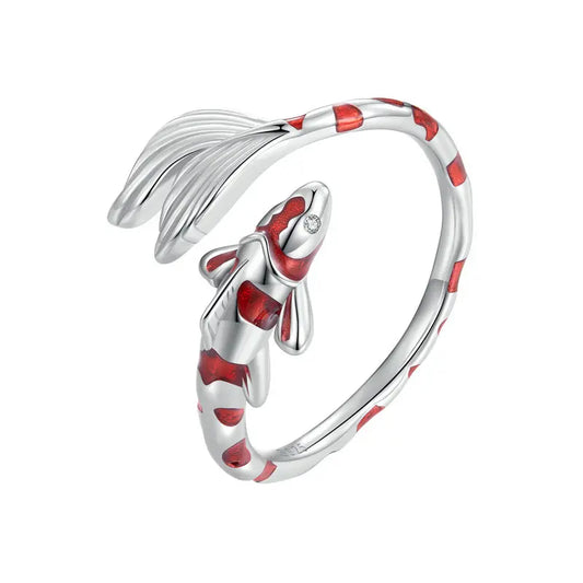 Elara Jewelry™ Koi Serenity Ring