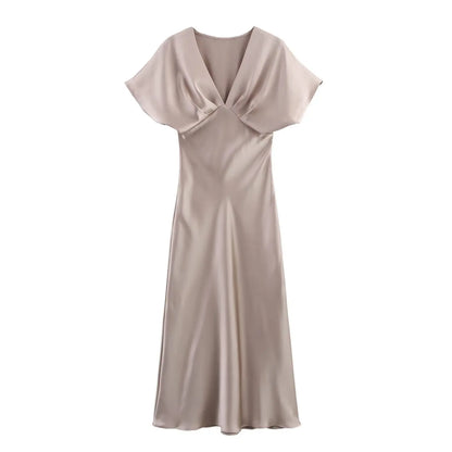 Amoura Dresses™ V-Neck Midi Dress