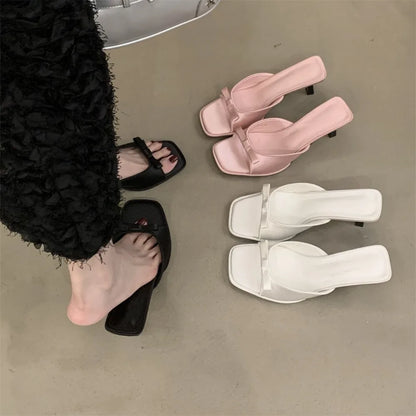 Solenne Shoes™ Women's Bow Low Heel Slippers