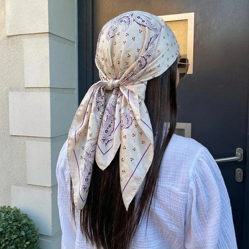 Foulard elegante da donna SatinÉclat™