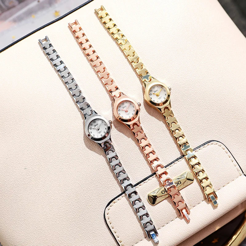 Velya Watches™ Relógio feminino em aço