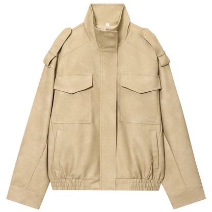 Lunara Winter™ Utility-Jacke aus Wildlederimitat