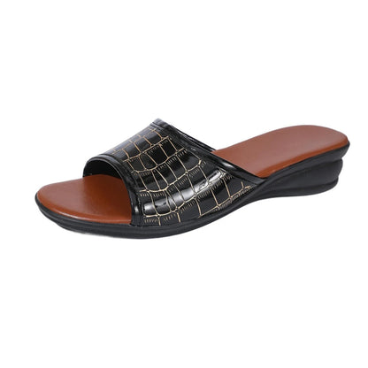 Solenne Shoes™ Women's Open-Toe Wedge Heel Sandals