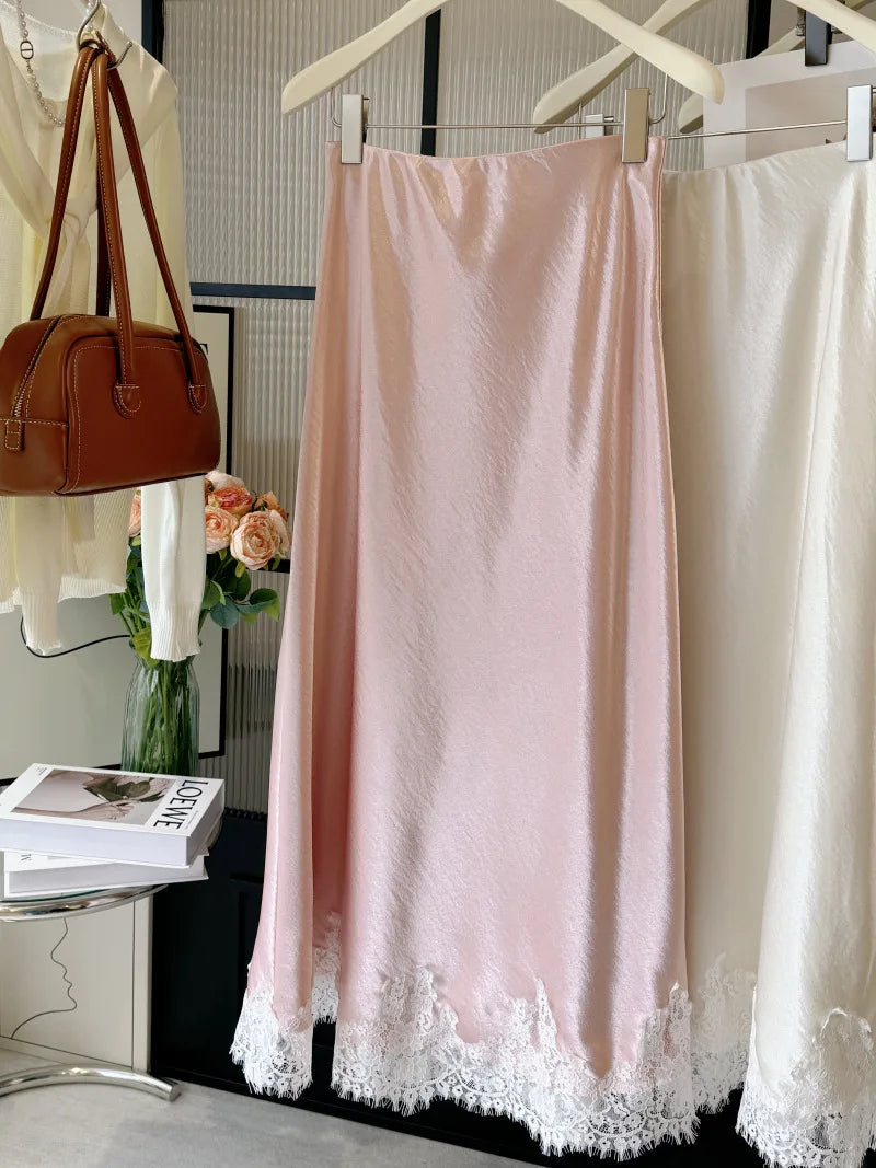 Satin Éclat™ Elegant Satin Mermaid Skirt