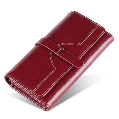 ÉlanBag™ Leather Long Clutch Bag