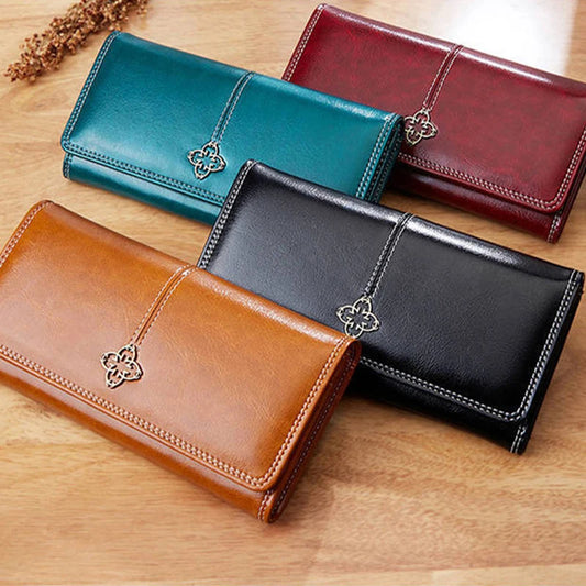 ÉlanBag™ Leather Long Wallet