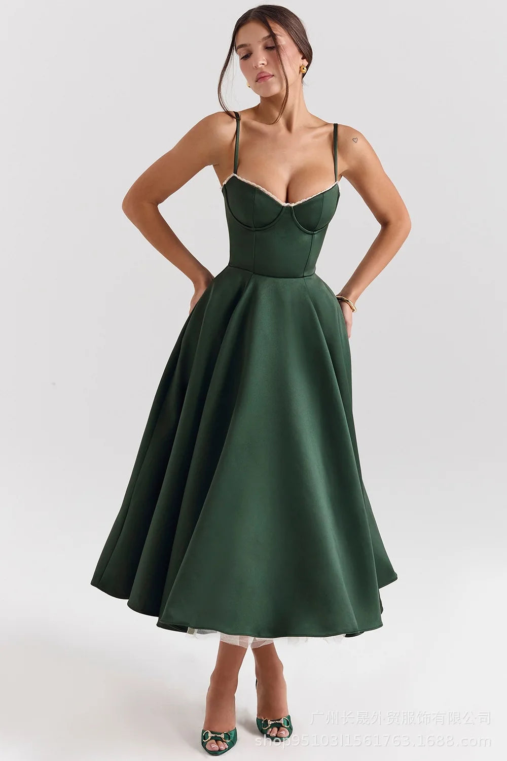 Amoura Dresses™ Corset Long Flowy Dress