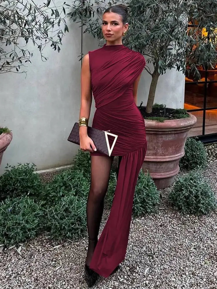 Amoura Dresses™ Draped Ruched Mini Dress